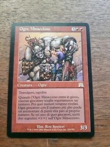 OGRE MINACCIOSO ASSALTO CARTA MAGIC MTG - Foto 1 di 2