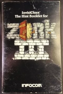 Folleto de pistas Zork III - The Dungeon Master - InvisiClues (1982) - Imagen 1 de 3
