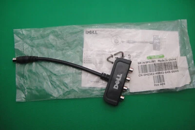 Original Dell S-Video Output Cable Adapter 070TVD TV Plasma Monitor Cable - Image 1 of 4