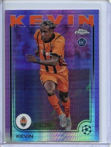2024-25 Topps Cromo UEFA Club Comps Kevin Prisma Violeta 16/299 #157 - Imagen 1 de 2