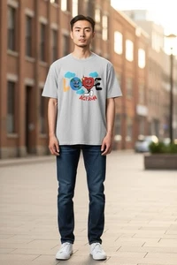 Camiseta manga corta AGTAWH Love Patch Logo nueva grande - Imagen 1 de 2