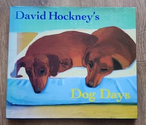 Dog Days David Hockney Drawings Paintings Art Book Dachshund Sausage Dog hbdj - Picture 1 of 5