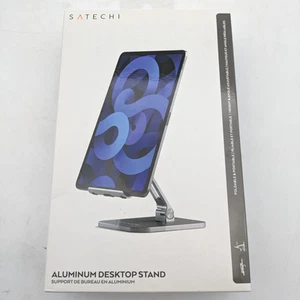 Satechi Aluminum Desktop Stand For Most 4"-13" Tablets & Smartphones (ST-ADSIM) - Photo 1/6