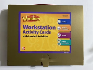 McGraw-Hill Grade 5 Workstation Activity Cards with Leveled Activities. SE633477 - Picture 1 of 3