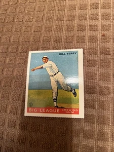 Goudey Bill Terry 1933 New York Giants reimpresión - Imagen 1 de 3