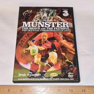 Rugby Munster The Brave And The Faithful official commemorative DVD 2 disc set - Imagen 1 de 6