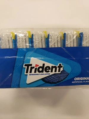 Trident Original Sugar Free Gum 28 Count Pocket Packs 6 Pack Double The Gum - Image 1 of 3