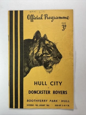 Hull City v Doncaster Rovers;  16th January 1954 - Image 1 of 3