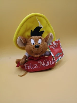 Bolsa de felpa Warner Brothers Studio Store Feliz Navidad SPEEDY GONZALEZ 9" Foto 1 de 4