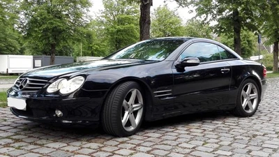 Mercedes SL350 R230 3,7 V6 18V, Gebrauchtfahrzeug, Erstzulassung Dezember 2003 - Bild 1 von 4