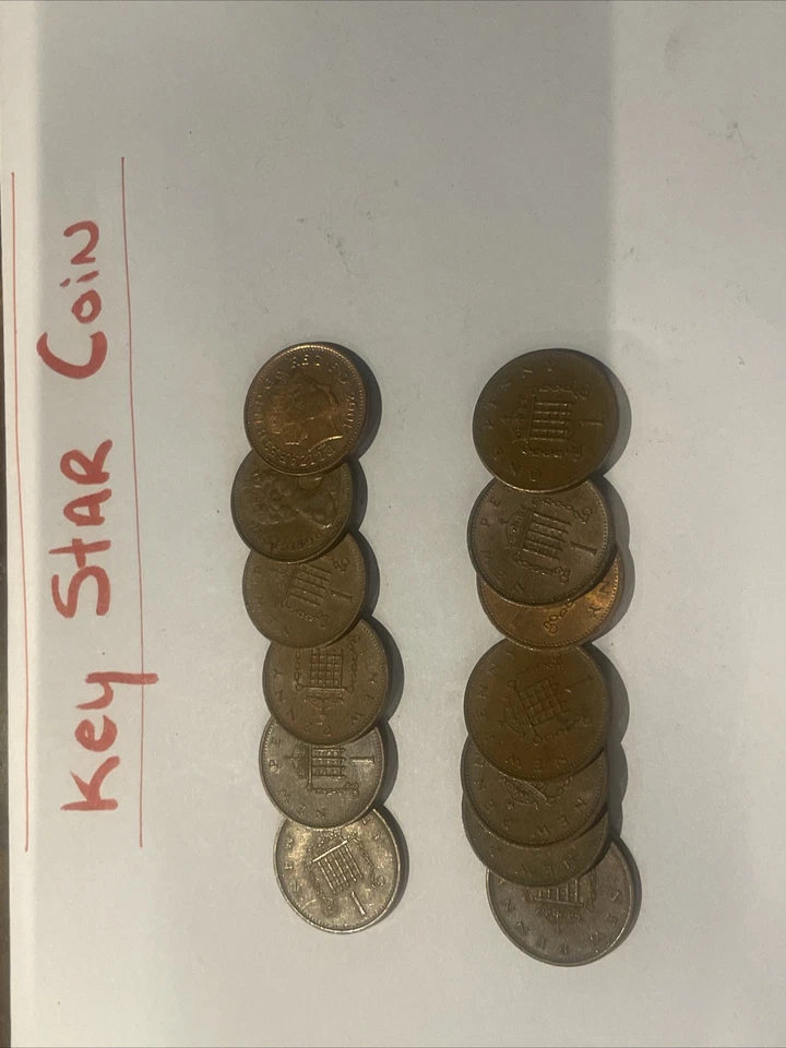 1 X Un Penique Nuevo 1986 Reino Unido GB 🇬🇧 Moneda 🪙 Isabel II Británico 1 Penique Foto 1 de 4