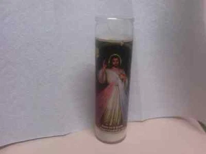 Unscented Christian Candle Jesus Christ I Confide in You 2022 New 12 Inches - Picture 1 of 2