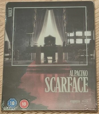 The Film Vault Range Scarface 4K+2D (UK) Steelbook NEW&SEALED!!! - Image 1 of 4