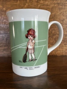Vintage Wimbledon The Championships Fred Spurgin "Love" Mug Tennis - Picture 1 of 5