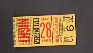 1965 New York Yankees Chicago White Sox Ticket Stub MANTLE and MARIS HIT - Picture 1 of 2