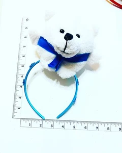 Handmade Hair Bows - Holiday - Christmas - Christmas Bear - Headband #1 - Imagen 1 de 1