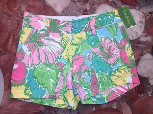 NWT Lilly Pulitzer Callahan Shorts Big Flirt Floral Preppy Palm Beach Womens 000 - Picture 1 of 4