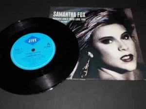 SAMANTHA FOX -VINYL 1987 NAUGHTY GIRLS ( NEED LOVE TOO) SINGLE - Picture 1 of 4