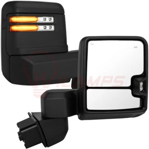 Par de espejos retrovisores térmicos eléctricos señal + sensor de temperatura para Chevy Silverado 1500 2019-2022 - Imagen 1 de 14
