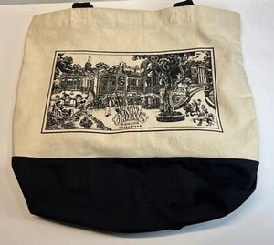 Bolso de compras de lona DISNEYLAND “1966 GRANDE New Orleans Square Opening” MUY RARO - Imagen 1 de 6