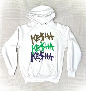 Ke$ha Hoodie *NEW* BNWOT White SIZE M - Picture 1 of 7