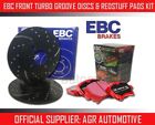 EBC FRONT GD DISCS REDSTUFF PADS 360mm FOR DODGE (USA) CHARGER 6.4 2012-