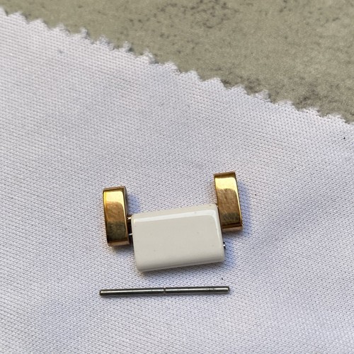 Michael Kors 1 x Maglia Orologio di Ricambio 1 x Pin per MK 5774 Oro S. Acciaio Bianco