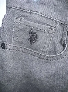 U.S. Polo Assn Boys Straight Twill Pants Size 14 Color Forged Iron Gray - Picture 1 of 9