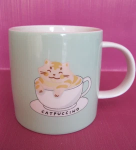 Paperchase Catpuccino Tazza Tazza Porcellana, Gatto in Tazza di Caffè Cappuccino - Foto 1 di 5