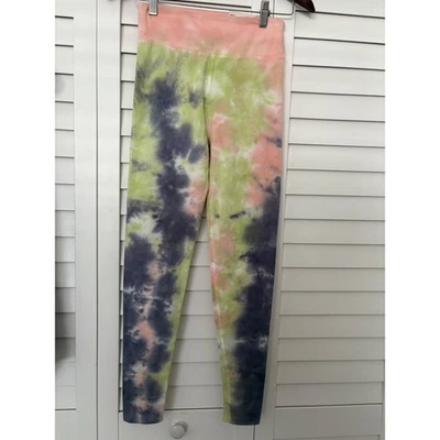 SO Lounge Life 7/8 Leggings Tie Dye High Waist Athleisure Activewear - Image 1 of 4