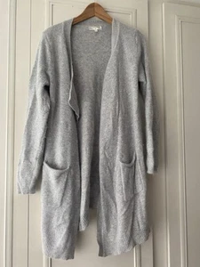 Kenar Ladies Angora Mix Light Grey Long Length Cardigans Size XL - Picture 1 of 9