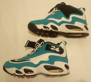 Good Used Nike Air Griffey Max 1 Aqua Aquamarine Blue White Black Men's Size 11 - Picture 1 of 12