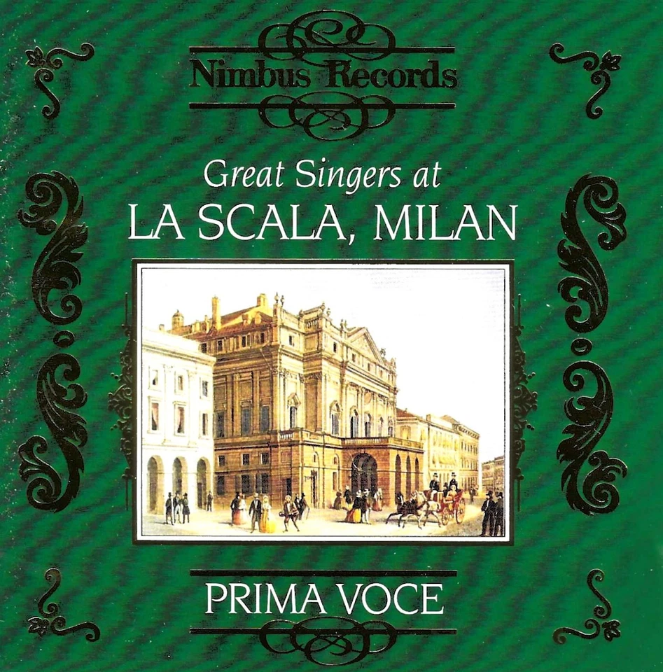 GREAT SINGERS AT LA SCALA, MILAN - PRIMA VOCE - 1 CD NIMBUS RECORDS - Bild 1 von 1