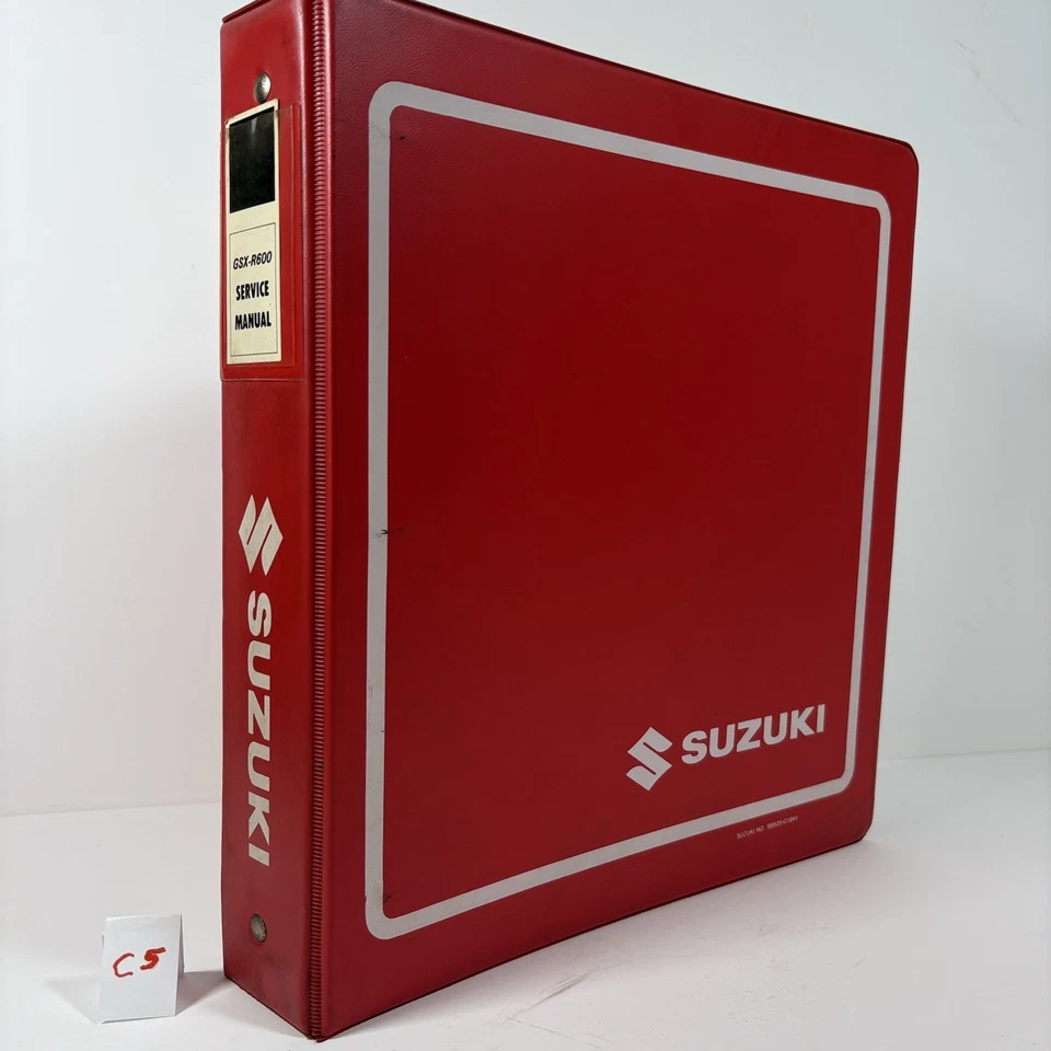 96-98 Suzuki GSX-R600 Motorcycle Shop Service Repair Manual 99500-35060-03E - Image 1 of 4