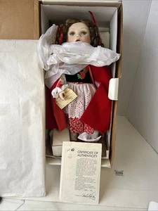 Marie Osmond Little Red Riding Hood Porcelain Doll Limited 742/5000 (READ) - Picture 1 of 6