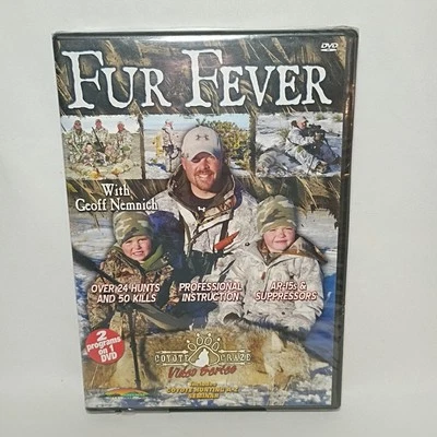 Fur Fever With Geoff Nemnich (DVD) Coyote Craze Over 24 Hunts - NEW SEALED Foto 1 de 4