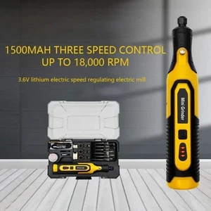 6000-18000r Engraving Machine Set 3 Speeds Electric Grinder Carving Work - Picture 1 of 10
