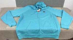 Under Armour Men's Rival Fleece Pullover Hoodie Bright Blue 2XL XXL Loose Fit - Picture 1 of 9