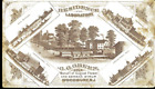 trade card; Residence& Laboratory G.G. Green Sole Manuf. Woodbury, N.Y. S6D-1040