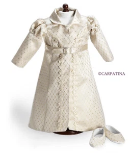 Doll Clothes 18" Coat Shoes Carpatina Regency Redingote Fit 18 Inch Girl Dolls - Picture 1 of 2