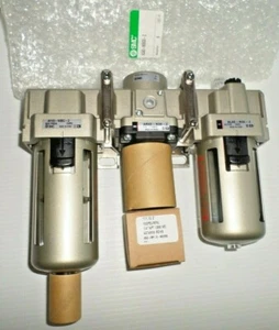⭐NEU⭐SMC AC40-N06CG-Z Kombination Druckluftfilter/Regler/Schmierstoffgeber 3/4" Npt - Bild 1 von 13