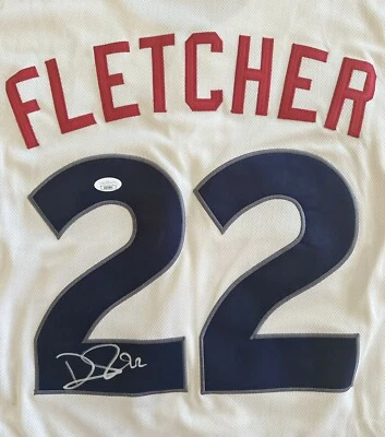 David Fletcher Retro signed Authentic nike jersey!!!RARE Find🔥🔥🔥🔥🔥⚾️⚾️⚾️ - Image 1 of 4