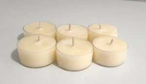 25 TEA LIGHTS IN SNOW ANGELS  HIGHLY SCENTED HANDMADE - Picture 1 of 9