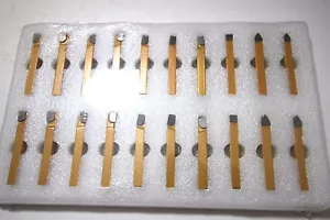 1/4" CARBIDE TIP TOOL BITS 20 PC SET LATHE TOOL & MILLING CUTTING TOOLS - Picture 1 of 1