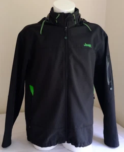 Jeep Men's Long Sleeve Polar Fleece Lined Wind Break Soft shell Jacket Size XL - Picture 1 of 9