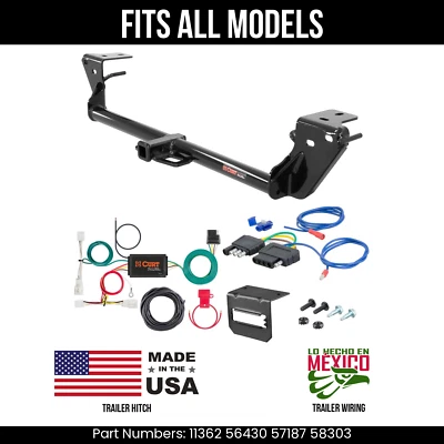 Enganche de remolque para Lexus ES300h 13-18 con arnés de cableado de 5 pines se adapta a todos los modelos Curt Foto 1 de 4