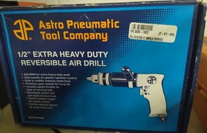 Astro Pneumatic 527C 1/2" Extra Heavy Duty Reversible Air Drill~ Opened ~ Unused - Picture 1 of 3
