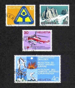 Switzerland 1972 Publicity & "Swiss Alps" complete set of 4v. (SG 835-83) v.f.u. - Picture 1 of 1