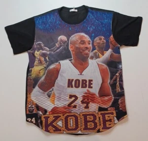 King Kobe Bryant Large Tee Shirt Black Mamba 24 8 L Lakers - Picture 1 of 9