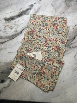 Set of 6 JC Penny Cloth Napkins Cotton Blend Fabric New Old Stock Abstract - Image 1 of 4